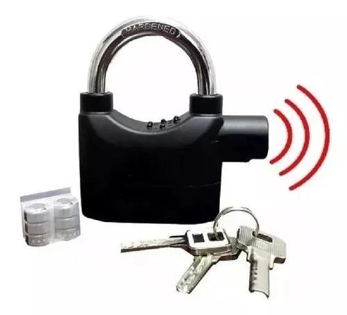 Miniatura 3 de Candado Con Alarma De Seguridad